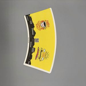 Muestra Gratuita, Vaso de Papel con Revestimiento de PE de Doble Cara, Impreso con Flexografía de Grado Alimenticio, para Aperitivos, Fideos, Ensaladas, Impresión Offset, Venta al Por Mayor - Product Image 1