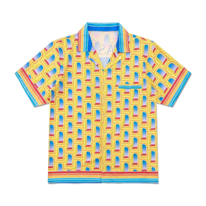 <span class=keywords><strong>Camicia</strong></span> a maniche corte CASA Arch con stampa floreale retrò chic per uomo e donna, primavera estate, stile INS High Street, casual, con bottoni e colletto, per coppie. - Product Image 1