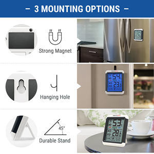 다기능 Thermopro TP55 디지털 실내 온도계 습도계 최대 최소 기록 - Product Image 5