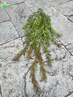 Plante artificielle suspendue en plastique, feuilles de bambou, vigne de verdure, pour la décoration de la maison, du porche, des fenêtres, de la ferme et du jardin