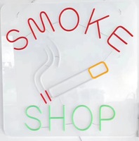 En gros Personnalisé Shisa Bar Led Lumières Signe Le Plus Populaire Narguilé Enseigne Au Néon Bar Mur Partie OUVERT Fumée Boutique Décor Fenêtre Signe