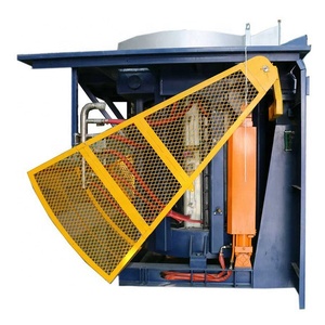 Four de fusion à <span class=keywords><strong>induction</strong></span> électrique à bascule hydraulique de 15 tonnes pour acier, barres d'acier et acier inoxydable - Prix fabricant - Product Image 2