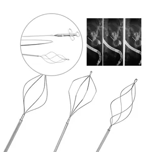 Cesto di estrazione di pietra endoscopico gastrointestinale monouso per endoscopio medico