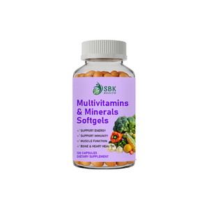 Multivitaminas y Minerales en Cápsulas Blandas de Fábrica, Apoyo para la Energía y la Función Muscular, 120 Cápsulas, Fortalecimiento Óseo y Función Muscular - Product Image 1