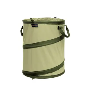 Garden Canvas Pop up Yard Bag Heavy Duty Collapsible Lawn Leaf Garden Waste Bag