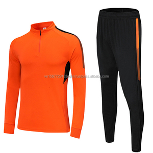 Nuevo Conjunto de Uniforme de Fútbol de Manga Larga, Sudadera con Media Cremallera, Chaqueta de Invierno, Pantalones Deportivos Transpirables Estampados Unisex, Uniforme de Equipo - Product Image 4