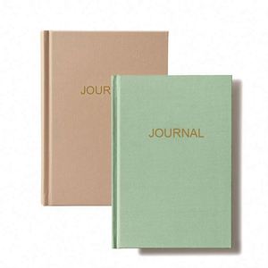 Impresión de Libros Personalizados A5, Organizador/Agenda de Tapa Dura de Cuero con 100 Hojas de Páginas Rayadas para Escribir - Product Image 1