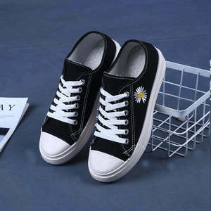 Zapatillas Clásicas de Lona para <span class=keywords><strong>Mujer</strong></span>, Estilo Coreano, de Caña Baja, Modernas - Product Image 3