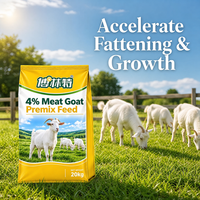 Prémélange à 4 % pour moutons et chèvres - Formule nutritionnelle complète avec vitamines et minéraux essentiels, service d'alimentation OEM professionnel