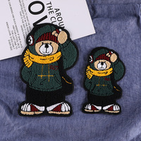 Patch en tissu à broder soi-même, vente en gros, chenille personnalisée, animal, patch thermocollant personnalisé