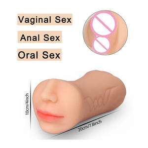Erkek Masturbator 3d derin boğaz Oral yetişkin ürünleri yapay gerçek duygu vajina cep kedi dil seks oyuncakları erkekler için - Product Image 5