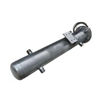 Chauffe-air en acier inoxydable pour équipement de traitement et de purification d'air comprimé 110-480V 2-100KW DN100-200 à bride 0-500°C