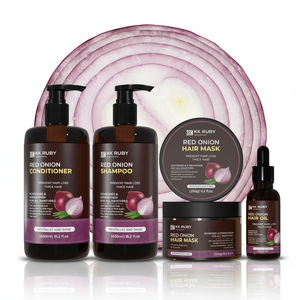 Private Label Natural Sulphate Free Strengthens Rosemary Red <strong>Onion</strong> Regrowth Hair Growth <strong>Shampoo</strong> and Conditioner Set Custom OEM - Product Image 1