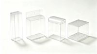 Boîte en film plastique vierge, étui rigide recyclable, taille personnalisée, impression de logo pour l'emballage d'accessoires