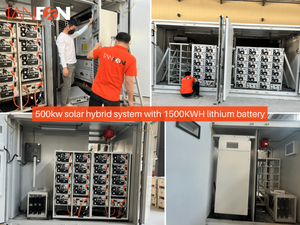 Sistema de Almacenamiento de Energía para Exteriores de Alta Potencia de 500KWh, Batería de Litio Híbrida, Sistema de Energía Solar de 250KW Conectado a la Red, Contenedor de Minería de 1MWh - Product Image 5