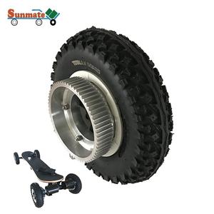 لوح تزلج كهربائي بنمط شائع مع بكرة 200X50mm قابل للنفخ لوح طويل للجبال قابل للنفخ بكرة ترس تثبيت - Product Image 1