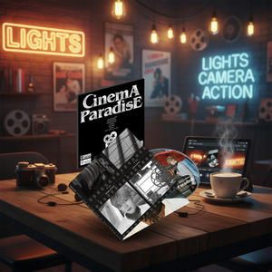 K-Pop ZEROBASEONE 4th Mini Album 'Cinema Paradiso' DigiPack Version Slate Card Sticker Electronic Publication PhotoCards - Product Image 3