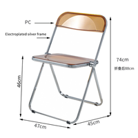 Chaises pliantes en plastique en gros d'usine Chaise pliante empilable commerciale en métal pour animaux de compagnie pour les événements de fête de mariage