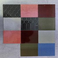 Honeycomb piringan serat karbon bersinar, pelat serat karbon tempa, lembaran CFRP kustom kontur bentuk khusus tidak beraturan, kekuatan ringan