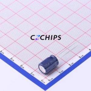 ตัวเก็บประจุอิเล็กโทรไลต์อะลูมิเนียมแบบ Through-Hole รุ่น ERZ1EM331F12OT ขนาด D8xL12 มม. 330uF 20% 25V 945mA-100kHz - Product Image 1