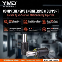 Ressort à gaz compact de type J de marque YMD, équivalent DADCO 90.9, 150 bars, course flexible, composant de moule d'emboutissage métallique, réduit les chocs