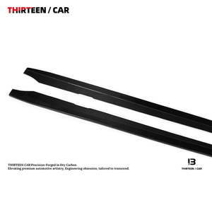 Side Skirt Serat Karbon Kering Prepreg Gaya Hot AD untuk BMW M2 G87 Coupe 2 Pintu 2023+ dalam Body Kit Lip Splitter Bumper Samping - Product Image 5