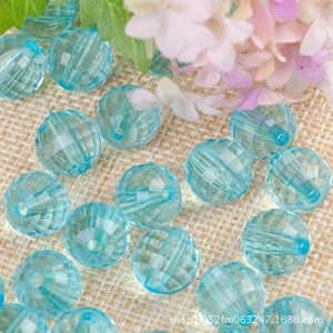 Acrylic <b>Beads</b> 6mm-20mm Round 96-Faceted Transparent For Jewelry Making Wholesale - Product Image 3