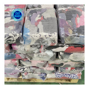 工業用トラポ 5KG 10KG 25KG ベール 布切れ 綿製清掃布 カラーカット Tシャツ切れ端 ワイパー - Product Image 1