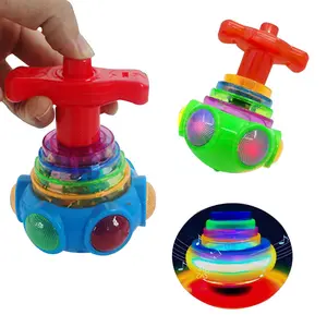 Popular UFO Spinning Top Toy Colorful Light Up Spinning Top Kids Toy Spinning Top Wholesale