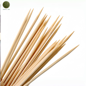 Brochetas Redondas Desechables de Bambú de Calidad Premium para Shish <span class=keywords><strong>Kebab</strong></span>, Kabob, Barbacoa, Asar Carne, Pollo, Res, Cordero - Palitos Naturales Resistentes - Product Image 1
