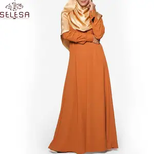 批发在线女性休闲穆斯林服饰 Abaya Borong Jubah 几何迪拜 Kaftan