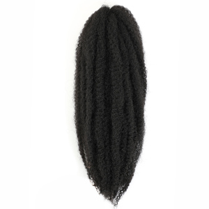 18 pulgadas 80G 100% Kanekalon fibra sintética Twist extensiones de cabello Marley trenzado - Product Image 3