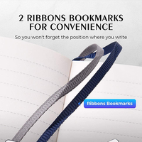 Fournitures scolaires livre de composition étudiant écriture LOGO personnalisé A6 Journal papier ligné mini cahier en cuir PU avec porte-stylo