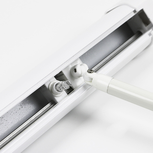 Tissu pour rideaux transparents sur mesure Dream Hanas, rideaux Dream, stores verticaux, commande manuelle par tige de traction, ouverture centrale - Product Image 5