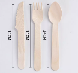 Shandong <span class=keywords><strong>Yunbo</strong></span> tenedor y cuchara de madera - Product Image 1