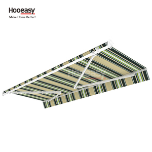 Auvent rétractable Hooeasy pour <span class=keywords><strong>jardin</strong></span>, terrasse, balcon, demi-cassette, bras pliable en métal - Product Image 5
