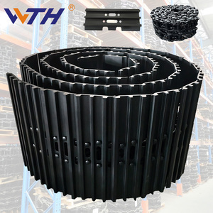 Groupe de chenilles et assemblage de semelles de chenilles pour excavatrices Kato <span class=keywords><strong>Hd350</strong></span>, Kobelco Sk235Sr, Sk450, Hitachi 200, Ex120-3, Zx300Lc-6, référence 21T-32-01017 - Product Image 1