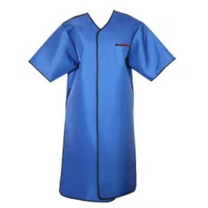 Tenue de protection anti-rayonnement ionique en plomb deux pièces : Vêtement à manches courtes et tablier sans manches en plomb assorti - Product Image 1
