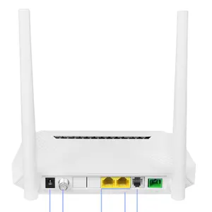 FTTH OEM ODM gpon onu समर्थन IPv4 और IPv6 डुअल मोड इंटरनेट IPTV वाईफ़ाई VOIP CATV फाइबर होम ONU 1G1F+WIFI+CATV+POTS