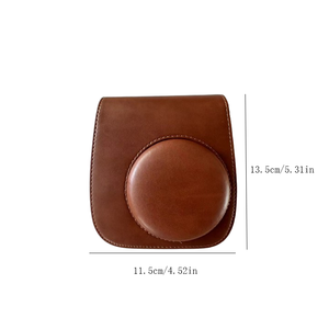 กระเป๋ากล้องหนัง PU ป้องกันแบบใหม่ของ Lerp สำหรับกล้อง <span class=keywords><strong>Fujifilm</strong></span> Fuji <span class=keywords><strong>Instax</strong></span> <span class=keywords><strong>Mini</strong></span> 12 - Product Image 4