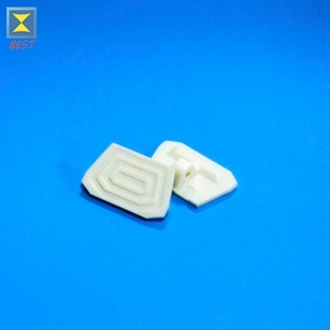 Rechteckige Aluminiumoxid-Keramik platten Kunden spezifische wärme leitende und isolierende Keramik platten Weiß Verschleiß festes Aluminium oxid - Product Image 6