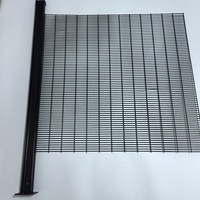 Clôture anti-escalade personnalisée 358 - Hauteur 1,8m-3,6m, options de couleur RAL, boulons antivol pour la sécurité commerciale