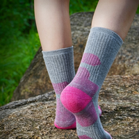 Chaussettes de sport d'extérieur pour femmes et hommes, chaussettes de randonnée et de ski avec logo personnalisé