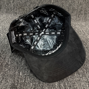 Gorras <span class=keywords><strong>de</strong></span> béisbol <span class=keywords><strong>de</strong></span> 5 paneles con bordado 3D, decoración <span class=keywords><strong>de</strong></span> pedrería y gamuza, estilo deportivo, con diseñ<span class=keywords><strong>o</strong></span> personalizado Rude Awakening - Product Image 5