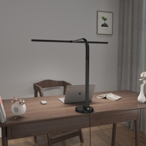 25 Wát trắng kim loại đèn bàn với 80cm cánh tay rộng phạm vi màn hình máy tính sinh viên đọc ánh sáng AC Powered cho văn phòng nhà sử dụng cho phòng - Product Image 2