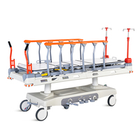 Chariot de transport médical d'urgence pour patients SKR-WC561 SAIKANG à double système hydraulique et 5 fonctions, pour hôpitaux