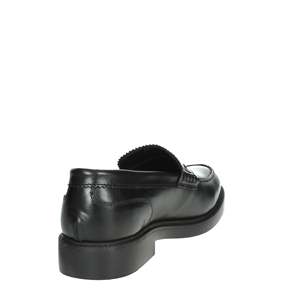 Mocasines Kebo para hombre, color negro, talla 39, de cuero, sin cordones, para vestir. - Product Image 3