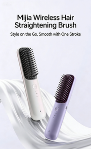 Brosse électrique sans fil Mijia à ions négatifs <span class=keywords><strong>pour</strong></span> le soin des <span class=keywords><strong>cheveux</strong></span>, anti-frisottis, lissage et bouclage, peigne lisseur sans fil - Product Image 3