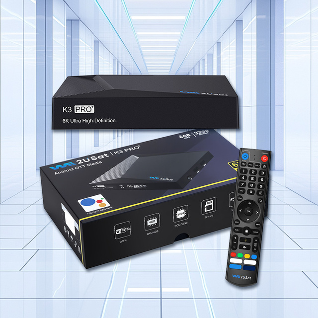 K3 Pro+ Best Smart TV Set Top box Hd 6K Android TV Box 4gb 32gb wifi6 1000mbps Smart OTT Tv Streaming Media box With BT Remote