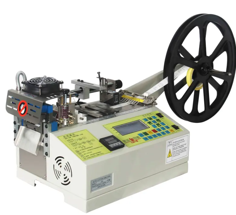Máquina de corte de etiquetas de tela automática, cortadora de etiquetas ultrasónica de alta velocidad, HX-120